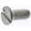 RS PRO Slot Countersunk A2 304 Stainless Steel Machine Screws DIN 963, M5x12mm