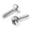 RS PRO Pozidriv Pan A2 304 Stainless Steel Machine Screws DIN 7985Z, M6x16mm