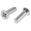 RS PRO Pozidriv Countersunk Steel Machine Screws DIN 965, M6x20mm