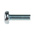 RS PRO Pozidriv Pan Steel Machine Screws DIN 7985, M6x20mm