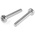 RS PRO Pozidriv Pan Steel Machine Screws DIN 7985Z, M6x40mm
