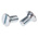 RS PRO Slot Countersunk Steel Machine Screws DIN 963, M3x6mm