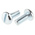 RS PRO Slot Pan Steel Machine Screws DIN 85, M5x12mm