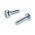 RS PRO Slot Pan Steel Machine Screws DIN 85, M5x16mm