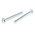 RS PRO Slot Pan Steel Machine Screws DIN 85, M5x40mm