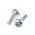 RS PRO Cross Pan Steel Machine Screws DIN 7985Z, M2x6mm