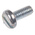 RS PRO Slot Pan Steel Machine Screws DIN 85, M2.5x6mm
