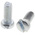 RS PRO Slot Pan Steel Machine Screws DIN 85, M2.5x6mm