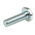 RS PRO Slot Pan Steel Machine Screws DIN 85, M3x10mm