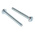 RS PRO Slot Pan Steel Machine Screws DIN 85, M3x25mm