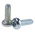 RS PRO Torx Pan Steel Machine Screws, M4x12mm