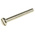 RS PRO Slot Pan Brass Machine Screws DIN 85, M2.5x20mm
