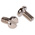 RS PRO Slot Pan Brass Machine Screws DIN 85, M3x6mm