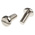 RS PRO Slot Pan Brass Machine Screws DIN 85, M5x12mm