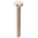 RS PRO Slot Pan Brass Machine Screws DIN 85, M5x40mm