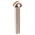 RS PRO Slot Round Brass Machine Screws BS 57 2BAx1in
