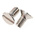 RS PRO Slot Countersunk Brass Machine Screws DIN 963, M3x6mm