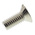 RS PRO Slot Countersunk Brass Machine Screws DIN 963, M5x12mm
