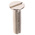 RS PRO Slot Countersunk Brass Machine Screws DIN 963, M5x20mm