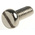 RS PRO Slot  Cheese Head Brass Machine Screw DIN 84, M2.5x6mm