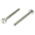 RS PRO Slot  Cheese Head Brass Machine Screws DIN 84, M2.5x20mm