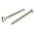 RS PRO Slot  Cheese Head Brass Machine Screws DIN 84, M3x25mm