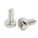 RS PRO Cross Pan Brass Machine Screws DIN 7985, M2.5x6mm