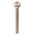 RS PRO Cross Pan Brass Machine Screws DIN 7985, M2.5x20mm