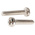 RS PRO Cross Pan Brass Machine Screws DIN 7985, M3x16mm