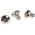 RS PRO Cross Pan Brass Machine Screws DIN 7985, M5x6mm