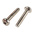 RS PRO Cross Pan Brass Machine Screws DIN 7985, M5x25mm