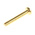 RS PRO Slot Pan Brass Machine Screws DIN 85, M3x20mm