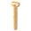 RS PRO Slot Pan Brass Machine Screws DIN 85, M5x30mm
