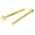 RS PRO Slot Pan Brass Machine Screws DIN 85, M5x50mm