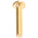 RS PRO Slot Pan Brass Machine Screws DIN 85, M6x30mm