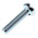 RS PRO Slot  Cheese Head Steel Machine Screws DIN 84, M3x12mm