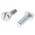 RS PRO Slot  Cheese Head Steel Machine Screws DIN 84, M5x12mm