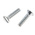 RS PRO Slot Countersunk Steel Machine Screw DIN 963, M2.5x10mm