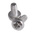 RS PRO Pozidriv Pan A2 304 Stainless Steel Machine Screws DIN 7985, M2.5x5mm