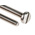 RS PRO Slot Pan A2 304 Stainless Steel Machine Screws DIN 85, M5x75mm