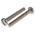 RS PRO Slot Pan A2 304 Stainless Steel Machine Screw DIN 85, M8x60mm