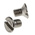 RS PRO Slot Countersunk A2 304 Stainless Steel Machine Screws DIN 963, M3x5mm