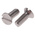 RS PRO Slot Countersunk A2 304 Stainless Steel Machine Screws DIN 963, M3x8mm