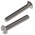 RS PRO Slot Countersunk A2 304 Stainless Steel Machine Screws DIN 963, M3x20mm