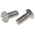 RS PRO Slot Countersunk A2 304 Stainless Steel Machine Screws DIN 963, M6x16mm