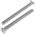 RS PRO Slot Countersunk A2 304 Stainless Steel Machine Screws DIN 963, M5x60mm