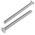 RS PRO Slot Countersunk A2 304 Stainless Steel Machine Screws DIN 963, M6x70mm