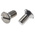 RS PRO Slot Countersunk A2 304 Stainless Steel Machine Screws DIN 963, M8x16mm