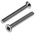 RS PRO Pozidriv Countersunk A2 304 Stainless Steel Machine Screws DIN 965, M3x25mm