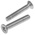 RS PRO Pozidriv Countersunk A2 304 Stainless Steel Machine Screws DIN 965Z, M6x35mm